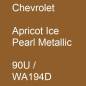 Preview: Chevrolet, Apricot Ice Pearl Metallic, 90U / WA194D.